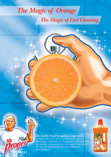 Mr Proper cronometru